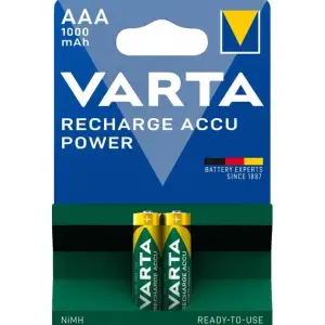 Varta 1000mAh AAA Şarj Edilebilir Kalem Pil 2li