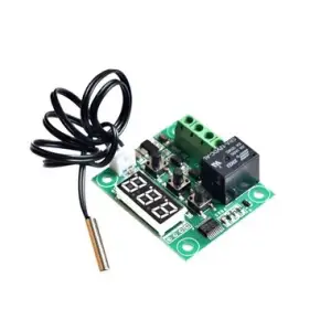 W1209 Röle Çıkışlı Dijital Termostat Sıcaklık Kontrol Kartı (Göstergeli)