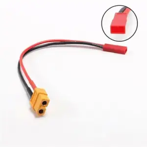 XT60-JST Çevirici Adaptör Kablo (Sarı Dişi - Kırmızı Erkek)