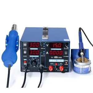 Yihua 853D 3A Güç Kaynağı Sıcak Hava Üflemeli Havya İstasyonu