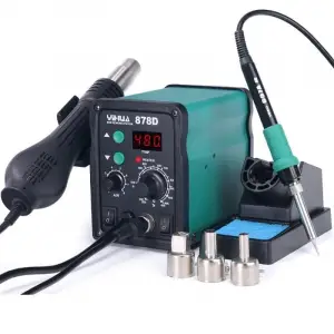 Yihua 878D Sıcak Hava Üflemeli Dijital Havya İstasyonu