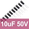 10uF 50V Elektrolitik Kondansatör