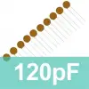120pF Seramik Kondansatör - Mercimek Kapasitör