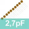 2.7pF Seramik Kondansatör - Mercimek Kapasitör