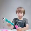 3D Kalem - 3D Pen Baskı Kalemi Yazıcı Printer + 3 Renk Filament + Adaptör Hediye
