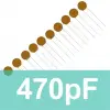 470pF Seramik Kondansatör - Mercimek Kapasitör