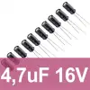 4.7uF 16V Elektrolitik Kondansatör