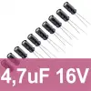 4.7uF 16V Elektrolitik Kondansatör