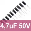 4.7uF 50V Elektrolitik Kondansatör