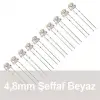 4.8mm Şeffaf Beyaz Mantar LED