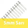 5mm Şeffaf Sarı Diyot LED