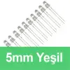 5mm Şeffaf Yeşil Diyot LED