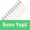 5mm Şeffaf Yeşil Diyot LED