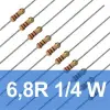 6.8R 1/4W Direnç