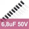 6.8uF 50V Elektrolitik Kondansatör