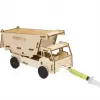 Ahşap Hidrolik Kamyon (Hareketli Dorseli) - STEM