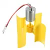 Dikey Eksenli Rüzgar Türbini - DIY DC Motor Türbin