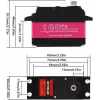 DSSERVO DS51160 24v 160kg Servo Motor - 180 Derece