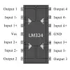 LM324N 5mV 5mA OpAmp Entegresi DIP14