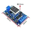 Zaman Ayarlı Göstergeli Tekli Röle Kartı - 12V Delay-Off Relay Module