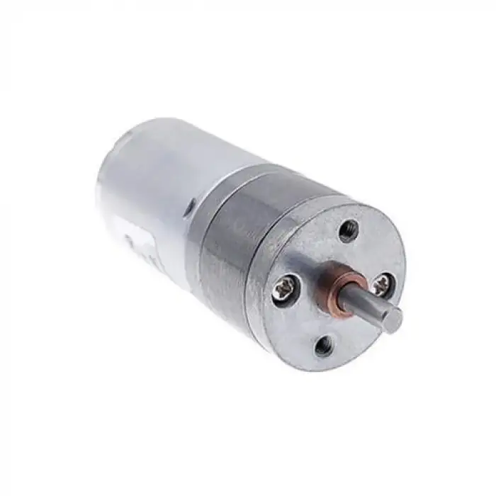 12V 25mm 60 RPM Redüktörlü DC Motor