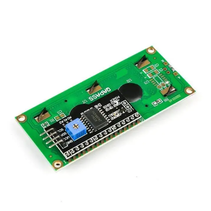 16x2 Karakter LCD Ekran I2C Modüllü - Mavi