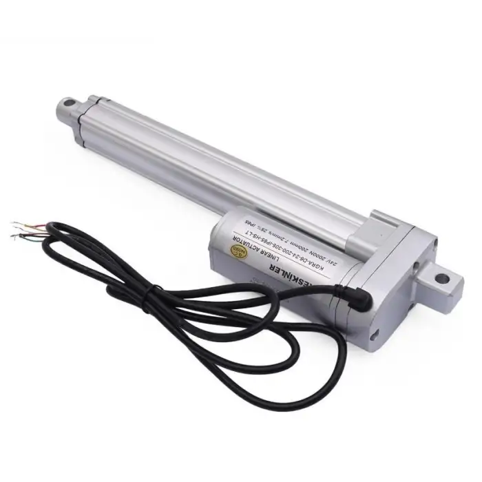 24V 200MM Lineer Motor - 2000N IP65 Hall Sensörlü