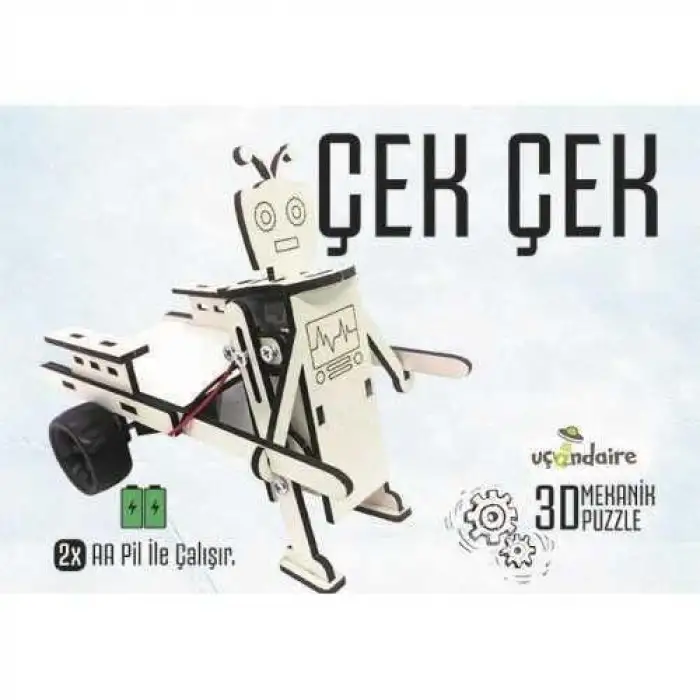3d Mekanik Puzzle Eğitici Oyuncak Çek Çek