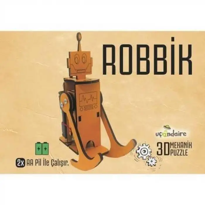 3d Mekanik Puzzle Eğitici Oyuncak Robbik