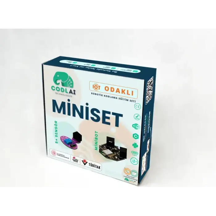 Codlai MiniSet IoT Tabanlı Robotik Kodlama Seti (Minibot + 5 Sensör)
