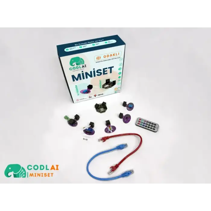 Codlai MiniSet IoT Tabanlı Robotik Kodlama Seti (Minibot + 5 Sensör)