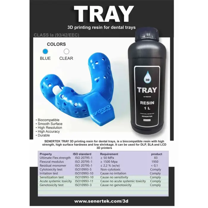 Senertek Tray Dental Kaşık Reçinesi