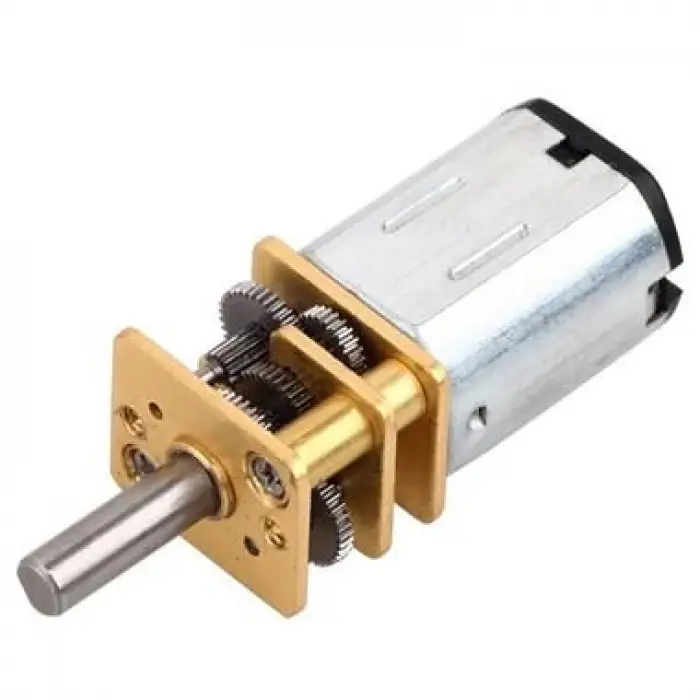 6V 1000rpm Redüktörlü Mikro Metal DC Motor