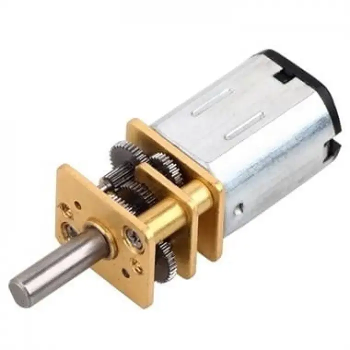 6V 200rpm Redüktörlü Mikro Metal DC Motor