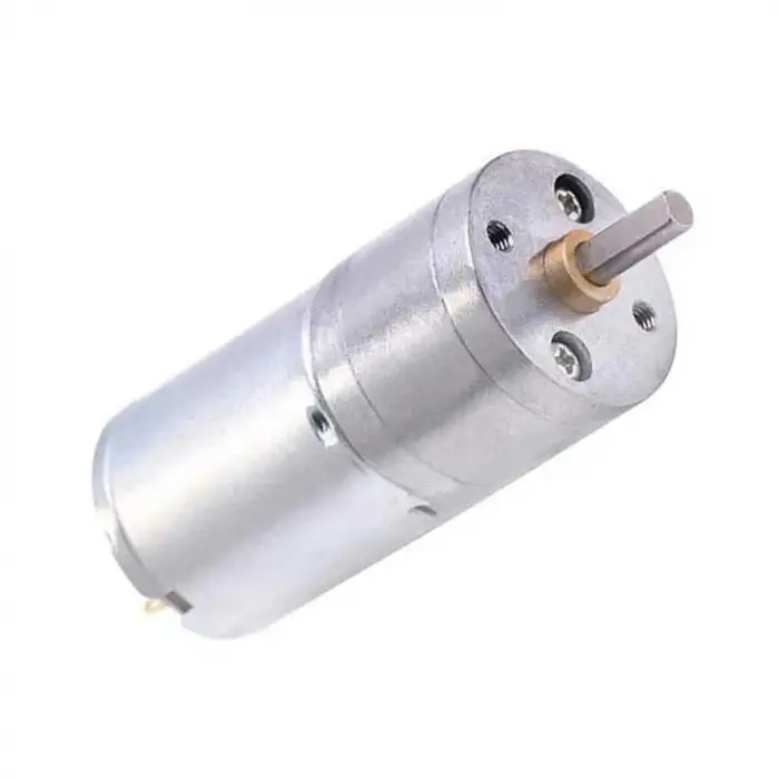 6V 25mm 130 RPM Redüktörlü DC Motor