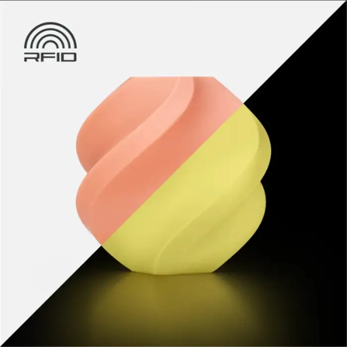 Bambu Lab Pla Glow - Orange (With Spool)
