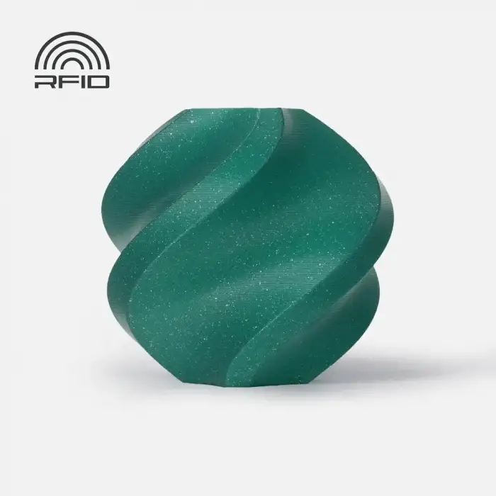 Bambu Lab Pla Sparkle-Alpine Green Sparkle 1Kg Filament