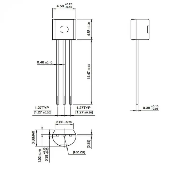 BC308 PNP Tip Transistör