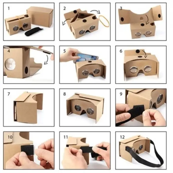 Cardboard Vr 3D Sanal Gerçeklik Gözlüğü