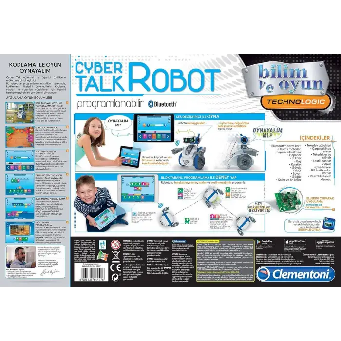 Clementoni 64447 Cyber Talk Robot Bilim Seti