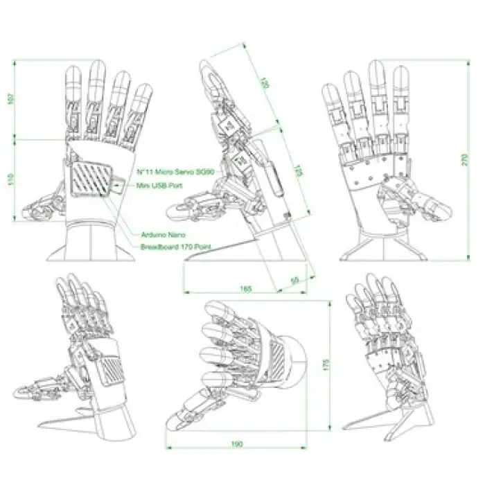 Combo Biyonik - Robot El Kiti