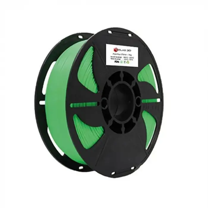 Elas 1.75mm Fıstık Yeşili Pla Plus Filament 1Kg