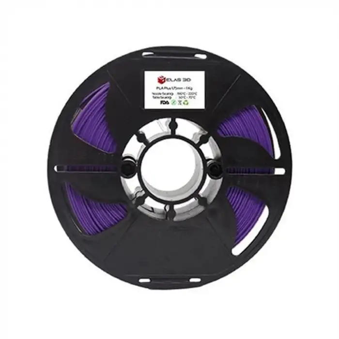 Elas 1.75mm Mor Pla Plus Filament