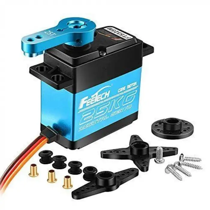 Feetech FT5325M 25kg Servo Motor Metal Dişli Yüksek Gerilim Torklu