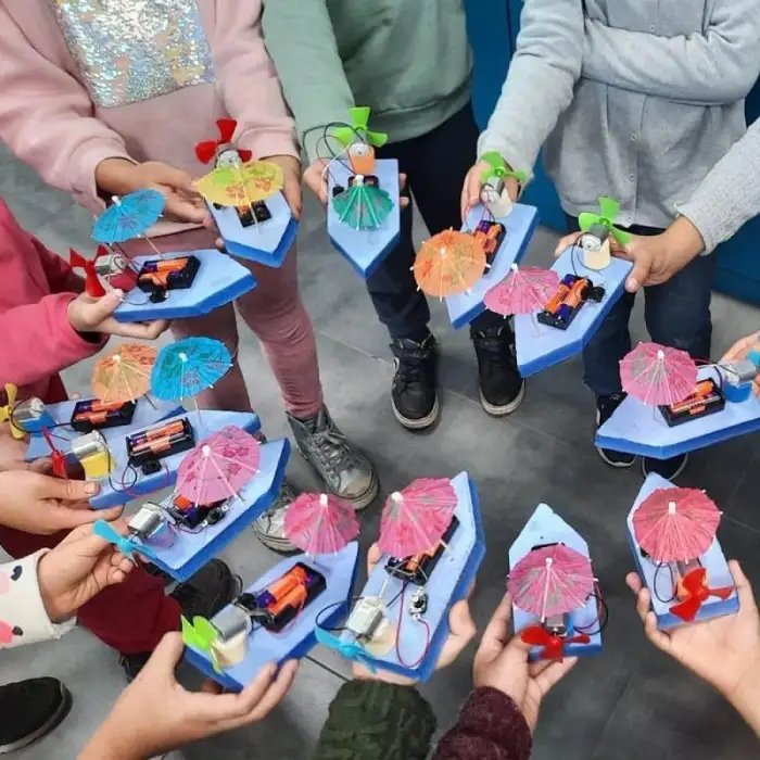 Motorlu Gemi Stem Eğitici Oyuncak Deney Seti