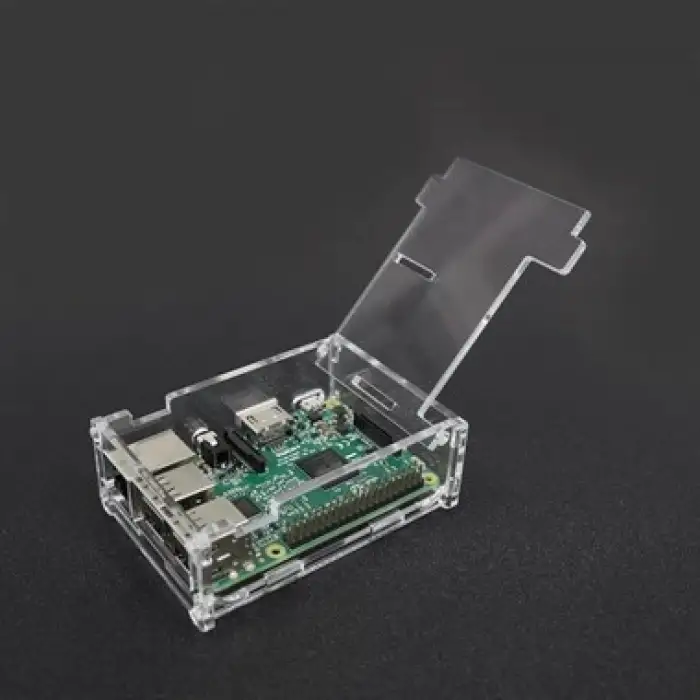 Raspberry Pi 2/3 Şeffaf Koruyucu Kutu - Muhafaza Kutusu