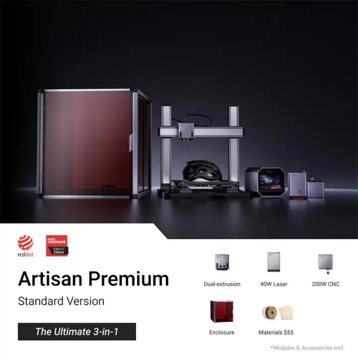 Snapmaker Artisan Premium 3 İn 1 3D Yazıcı