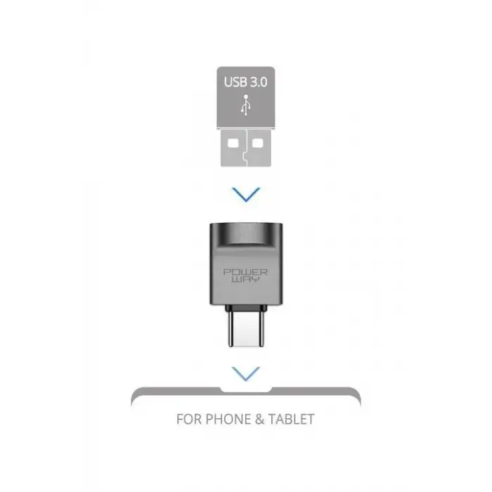 TYPE-C to USB-A Çevirici Adaptör