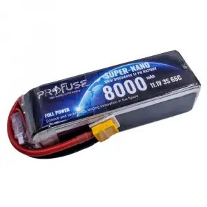 11,1V 3S 8000Mah 65C Lipo Batarya