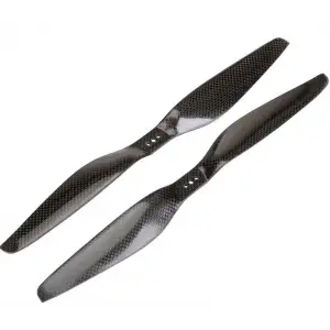 1855 Karbon Fiber Drone Pervane Seti CW CCW Siyah